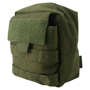 Pochette de Réponse Rapide - Vert Olive, compartiment principal pliable, poche interne sécurisée à fermeture éclair, poche administrative élastique, Camouflage Personnalisé - Product Image 2