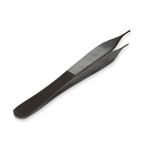 Fórceps de tejido marrón Adson de alta precisión, puntas dentadas finas delicadas, uso quirúrgico, instrumento médico de acero inoxidable TC 7x7 dientes - Product Image 2