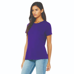 Camiseta ajustada de alta calidad para mujer, Camiseta de algodón hecha a medida para un estilo de vida activo y camisetas cómodas para mujer - Product Image 2