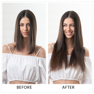 Extensions de cheveux Remy indiennes à clipser, paire de mèches latérales à trame unique - Product Image 2
