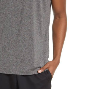 Camisetas sin mangas de alta calidad para hombre, camisetas ligeras transpirables con estampado de malla personalizada para gimnasio, camisetas con cuello redondo, chaleco de talla grande a precios baratos - Product Image 6