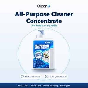 Detergente Concentrato Multiuso 1L, Sgrassatore Concentrato per Piani Cucina e Piastrelle, Uso Commerciale OEM all'Ingrosso - Product Image 1