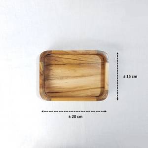 Accessoire de maison organique fait à la main en bois artisanat plateau gravé personnalisé article cadeau en bois - Product Image 5