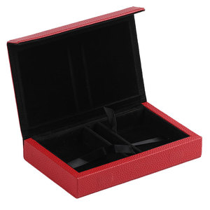 Boîte à cartes de poker en cuir véritable avec logo personnalisé, étui de haute qualité en cuir Crazy Horse pour jeu de cartes - Product Image 5