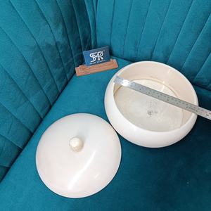 Bol de service en résine polie, fait main, écologique, avec couvercle, style marmite, chauffe-plat, pour rangement de cuisine, usage quotidien, décoration intérieure - Product Image 6
