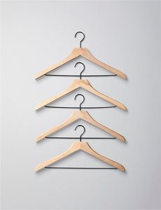 Percha de Madera Hecha a Mano de Alta Calidad, Ecológica y Sostenible, Estilo Boutique, Percha Individual de Madera con Forma de Loto, Percha para Trajes - Product Image 5