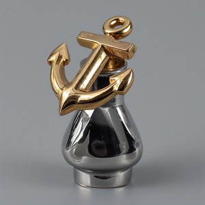 Custom Durable Christmas Wine <b>Bottle</b> Stopper with <b>Brushed</b> Aluminum Finish Expertly Designed for Keeping Wine Fresh - Product Image 3