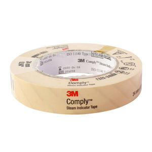 3M 1322 Recién llegado Cinta de instrucciones de autoclave impermeable marrón claro Conforme a la categoría de producto para cintas adhesivas - Product Image 2