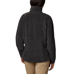 Vente en gros logo personnalisé veste polaire à fermeture éclair complète pour femmes veste d'extérieur légère et coupe-vent avec poches veste de randonnée - Product Image 3