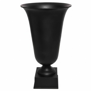 Jarrón de Trompeta de Metal Antiguo de Cobre Hecho a Mano en Diseño Nuevo, Arreglo de Flores Artificiales para Decoración de Bodas y Fiestas - Product Image 2