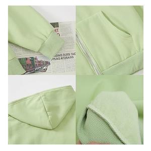 Sudaderas con capucha de algodón 100% más vendidas de la fábrica de Bangladesh, sudaderas informales con cremallera, colores estampados con estilo para el invierno - Product Image 4