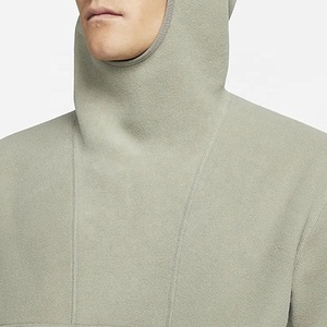 เสื้อฮู้ดผ้าฟลีซโอเวอร์ไซส์สำหรับผู้ชายเสื้อฮู้ดดี้แบบลำลองสไตล์สตรีท OEM - Product Image 4