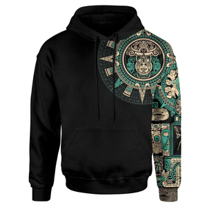 Haute qualité 100% coton français éponge surdimensionné pull à capuche épaules tombantes avec motif 3D uni unisexe conception personnalisée - Product Image 2