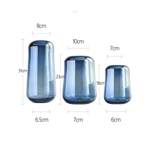 Vase en verre de style hydroponique européen de luxe pour la décoration intérieure au prix de gros - Product Image 1