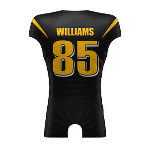 Tissu en maille surdimensionné hommes Polyester Vintage maillot de football américain maillot américain vêtements services de traitement - Product Image 2