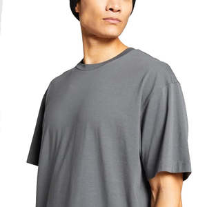 เสื้อยืดสีพื้นเรียบง่ายสำหรับผู้ชาย คอกลม แขนสั้น ผ้าฝ้ายนุ่ม สวมใส่สบายๆ ในชีวิตประจำวัน ขายส่ง - Product Image 5