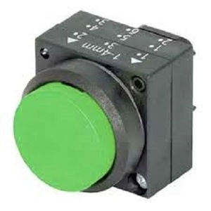 L&T Gen Next Botón Pulsador y Selector de Cabeza Redonda Verde de 22.5mm, EMNGFD1 Excelente Calidad Nuevo y Original - Product Image 1
