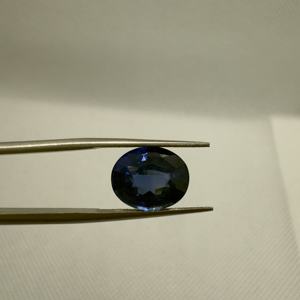 Piedras de zafiro azul de alta calidad, gemas naturales de Ceilán, piedras preciosas sueltas de corte escalonado ovalado, Gema Nalin de calidad importada con tratamiento térmico - Product Image 2