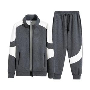 2025 hommes Sport costume chaud sweats à capuche ensemble coton GYM coupe-vent thermique Gym Sportsuit Style classique vêtements de sport Jogging course ensembles - Product Image 2