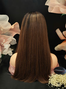 Venta caliente 6x6 peluca con cierre de encaje 100% cabello humano Remy crudo longitud larga cutícula completa mejor calidad precio al por mayor para 2025 - Product Image 2