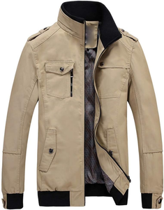 Logo personnalisé hommes veste d'hiver manteau classique de haute qualité hommes décontracté col montant Fabulace veste 2025 - Product Image 1