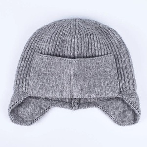 Gorro liso Unisex de otoño e invierno, gorro de punto de lana 100%, suave y cálido para hombres y mujeres, para playa y viajes - Product Image 1