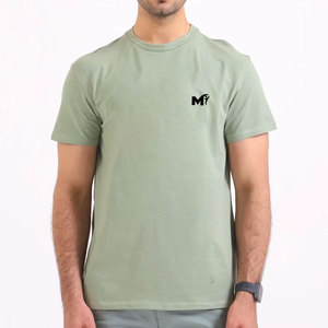 เสื้อยืดผู้ชายคุณภาพสูงปี 2026 แบบสั่งทำพิเศษ ผ้าฝ้าย 100% ดีไซน์ล่าสุด ผลิตในปากีสถาน - Product Image 1