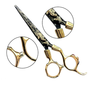 Collection d'été à la mode 2024-Ciseaux de coiffeur en acier inoxydable Pointe tranchante Ciseaux de cheveux à usage professionnel personnel - Product Image 2