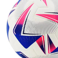 Ballon de football professionnel de haute qualité, taille personnalisée, durable, en PU écologique, pour les entraînements, les matchs, les clubs et les académies de football