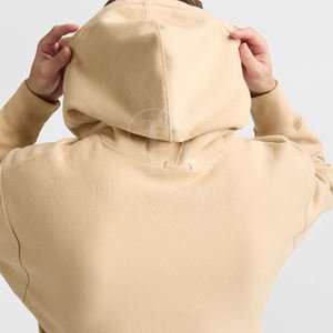 Haute qualité Logo personnalisé hommes 100% coton pull à capuche français éponge vierge surdimensionné pour automne bricolage motif - Product Image 4