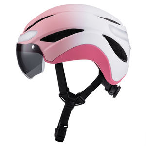 2024 신제품 스마트 자전거 헬멧 LED 라이트 충전식 안전 경고 자전거 후미등 헬멧 - Product Image 3