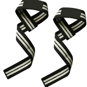 Heavy Duty Cotton Weight <b>Lifting</b> <b>Straps</b> with Wrist Support <b>for</b> Deadlift Powerlifting Gym Training - Product Image 3