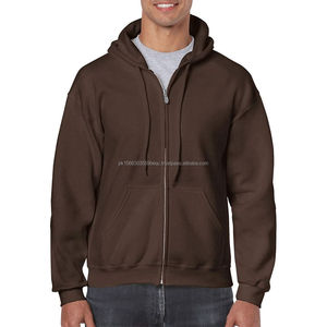 Veste à capuche à fermeture éclair pour hommes, design à fermeture éclair, mélange de coton doux, élégant et confortable, idéal pour les sports de gymnastique et les vêtements décontractés - Product Image 1
