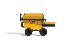 Mezcladora de Lodo MudMixer Pro Compacta, Amarilla, Equipo de Construcción Portátil con Motor y Ruedas en Venta - Product Image 2