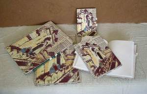 สมุดจดสำหรับท่องเที่ยวปกแข็ง6 "x 8.25" กระดาษผ้าฝ้ายทำมือหลากสีรายวันสมุดจดบันทึกการเดินทางรายสัปดาห์ - Product Image 4