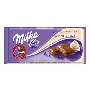 Alta qualidade miniatura famosa marca 100g milka daim chocolate