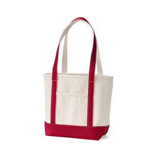 กระเป๋าผ้าฝ้ายธรรมชาติพร้อมหูหิ้วยาวนํากลับมาใช้ใหม่ได้เหมาะสําหรับการช็อปปิ้ง - Product Image 2