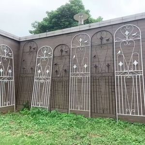 Treillis de jardin en métal, outil de jardinage pratique pour l'extérieur, favorisant la croissance verticale des plantes, circulation de l'air, lumière du soleil - Product Image 3