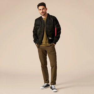 <b>Top</b> Selling Men's Satin Bomber Jackets Lightweight Hooded with Stand Collar Solid Color for Winter Wholesale Price satin Jackets - Product Image 4