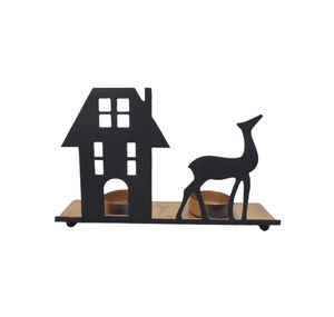 American Design Iron 2 T Lite Holder Feuille de cuivre Décoration de maison et de Noël pour la fabrication à la main en gros sur mesure - Product Image 5