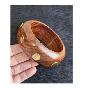 Bracelets en bois naturel de qualité supérieure, fabriqués à la main, bijoux ethniques traditionnels pour femmes, imperméables, couleurs personnalisées, cadeau d'affaires - Product Image 1