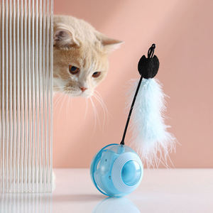 Jouets intelligents interactifs automatiques de luxe écologiques pour chats d'intérieur avec plumes – Vente en gros - Product Image 6