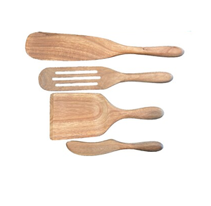 Bâton d'agitation au levain en bois pour outils de cuisine Gadgets Bouillie Cuisson Bois Spurtle - Product Image 1