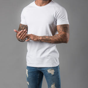 Camiseta de lujo unisex Logotipo estampado personalizado Algodón peinado Peso pesado Jersey en blanco Camiseta tejida de gran tamaño para hombre - Product Image 6