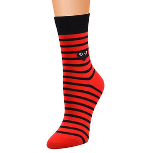 100% Breathable Men's and Kids' <b>Socks</b> Top Trending <b>Socks</b> Organic Cotton Black and White Horizontal Striped Ladies <b>Socks</b> - Product Image 4