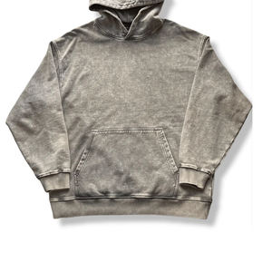 Top tendance prix raisonnable coton polaire hommes lavage à l'acide à capuche 2025 nouveau élégant taille personnalisée lavage à l'acide sweats à capuche hommes Service OEM - Product Image 4