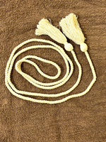 Cordons en macramé 100% coton naturel, franges, cordes torsadées et tressées, vente en gros, pour la décoration textile de la maison, les vêtements et les rideaux