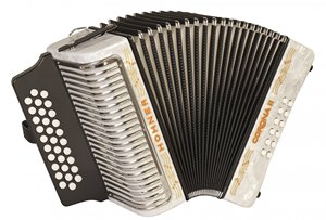 Nuevo Acordeón Diatónico Hohner 3500FB Corona II Original de 31 Botones FBbEB - Product Image 2