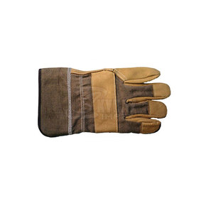 Custom Logo Safety Canadian Rigger <b>Gloves</b> Split Grain Leather Working <b>Gloves</b> in Low Price Leather Work <b>Gloves</b> for Hand Safety - Product Image 3