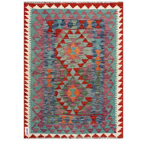 พรมอิมาโกะ ไมมาณา อัฟกานิสถาน คิลิม ขนาด 120 x 90 ซม. ของตกแต่งผนัง - Product Image 1